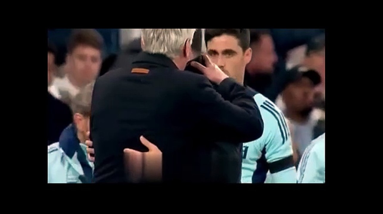 Full-time whistle blows as Arsenal advances to the UEFA Champions League Semi-Finals for the first time since 2009.