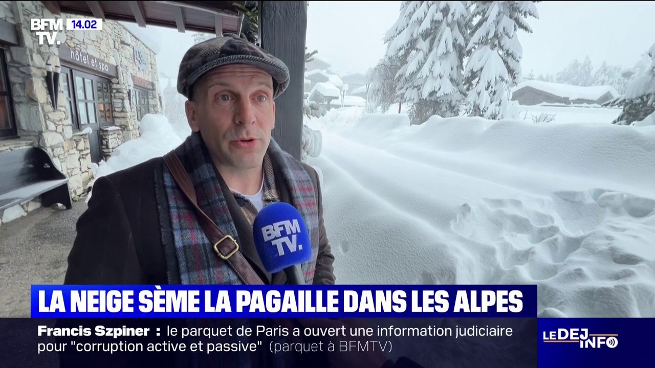 Neige dans les Alpes: à Val d'Isère, la surprise des habitants face à l'ampleur du manteau neigeux