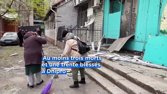 Guerre en Ukraine : frappes meurtrières à Dnipro, pourparlers à Paris