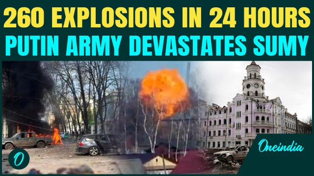 Russia Launches Brutal Assault on Ukrainian Border Sumy: 141 Attacks, 257 Explosions in Just 24 Hrs.