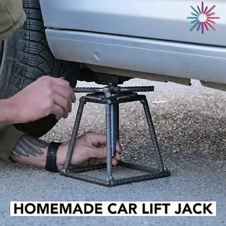 This DIY jack stand is next-level 🔩
