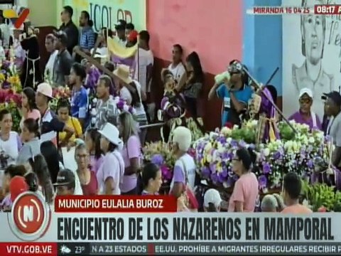 Feligreses del estado Miranda expresaron su fe y devoción al Nazareno