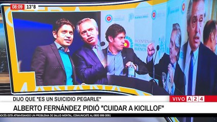 🔴 ALBERTO FERNÁNDEZ ROMPIÓ EL SILENCIO Y PIDIÓ "CUIDAR A AXEL KICILLOF"
