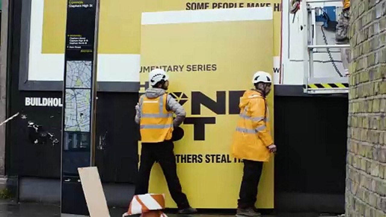 Netflix celebrate Guy Ritchie's new true-crime series The Diamond Heist with bejewelled billboard