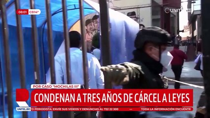 Condenan a tres años de cárcel al exalcalde de Cochabamba por el caso Mochilas III
