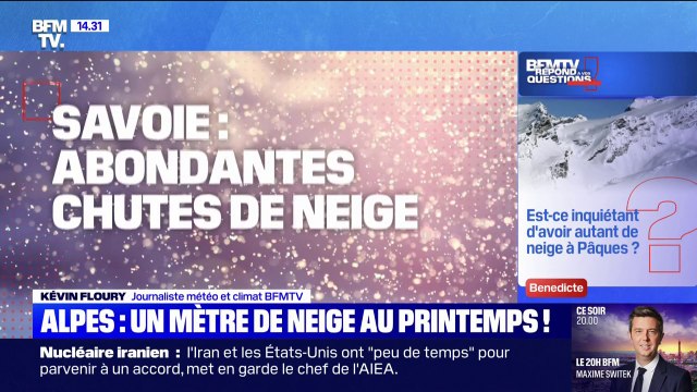 Est-ce inquiétant d'avoir autant de neige à Pâques? BFMTV répond à vos questions
