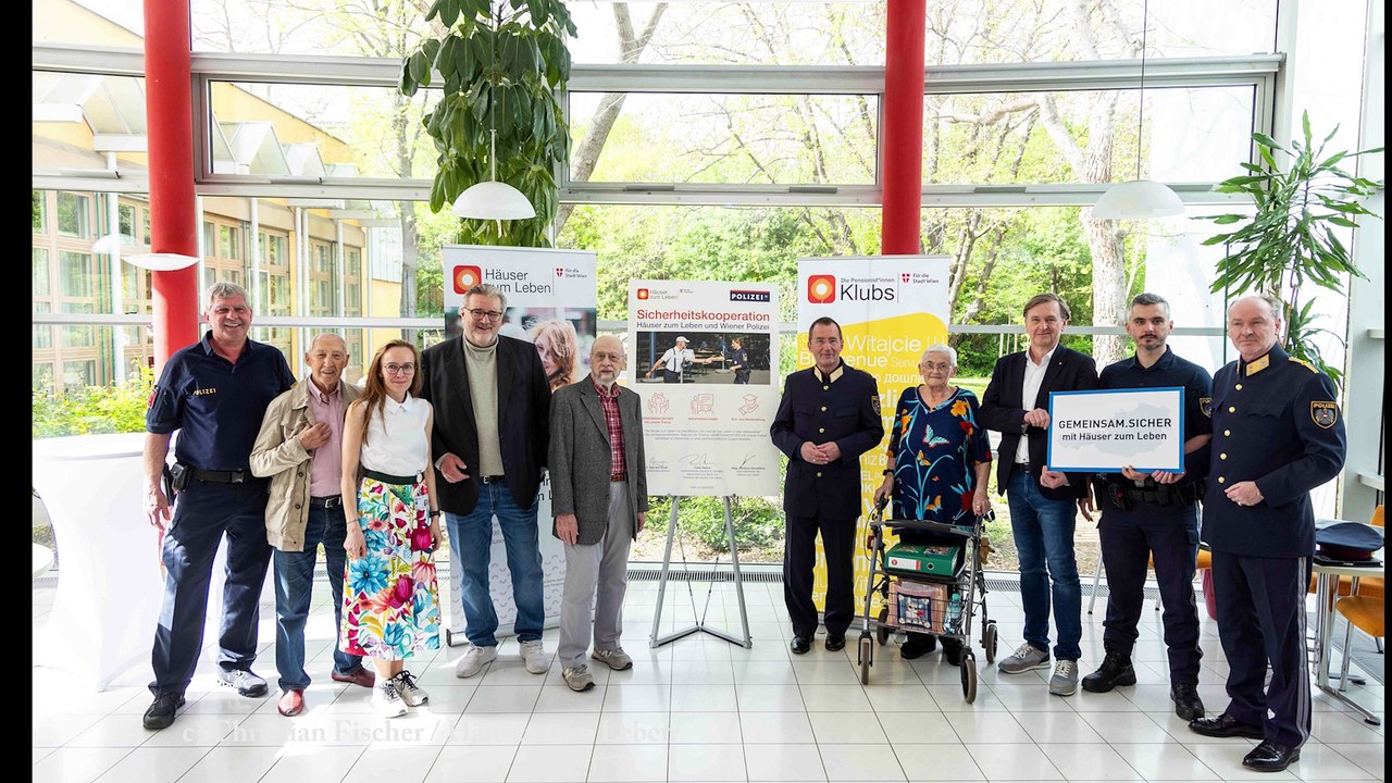Häuser zum Leben und Wiener Polizei verstärken Sicherheitskooperation für SeniorInnen