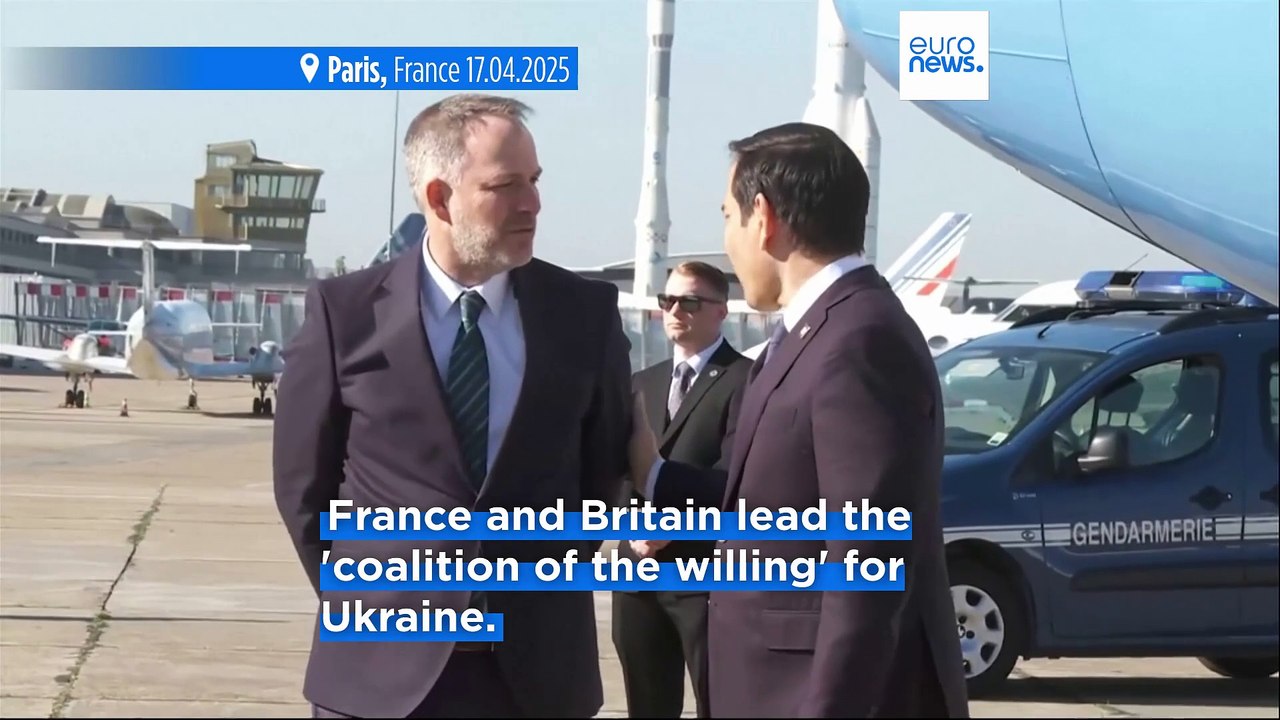 US officials arrive in Paris for critical talks with European leaders on Ukraine's future