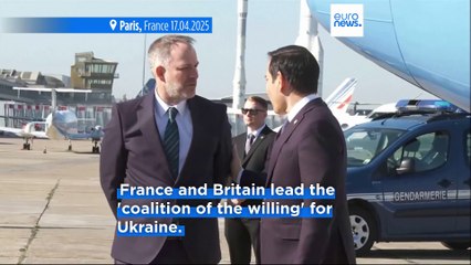 US officials arrive in Paris for critical talks with European leaders on Ukraine's future