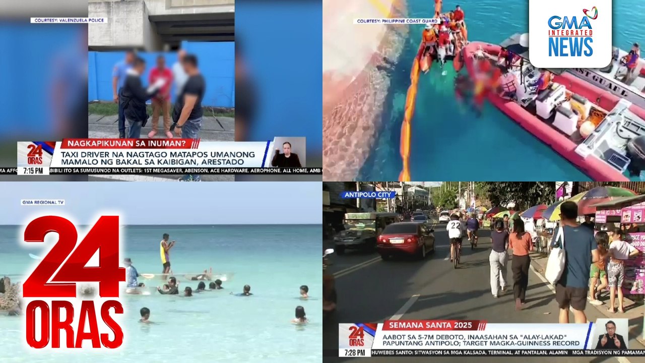 24 Oras: (Part 3) Makulay na love life ni Nora Aunor; "Alay-lakad" sa Antipolo; mga nasawi sa tumaob na sand carrier vessel, atbp.