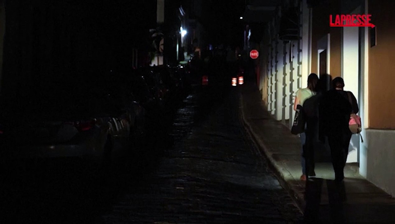 Porto Rico: blackout colpisce tutto il territorio: 1,4 milioni persone al buio
