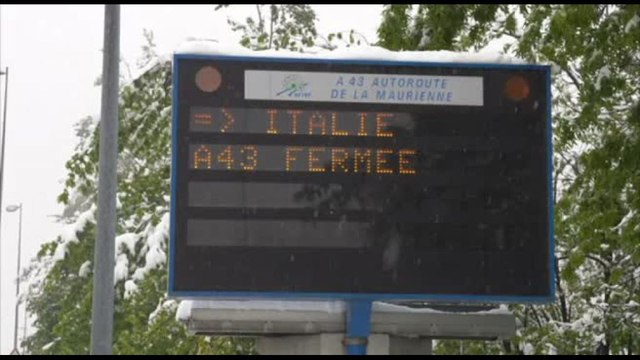 Forte ondata di maltempo, chiuso il tunnel del Fréjus