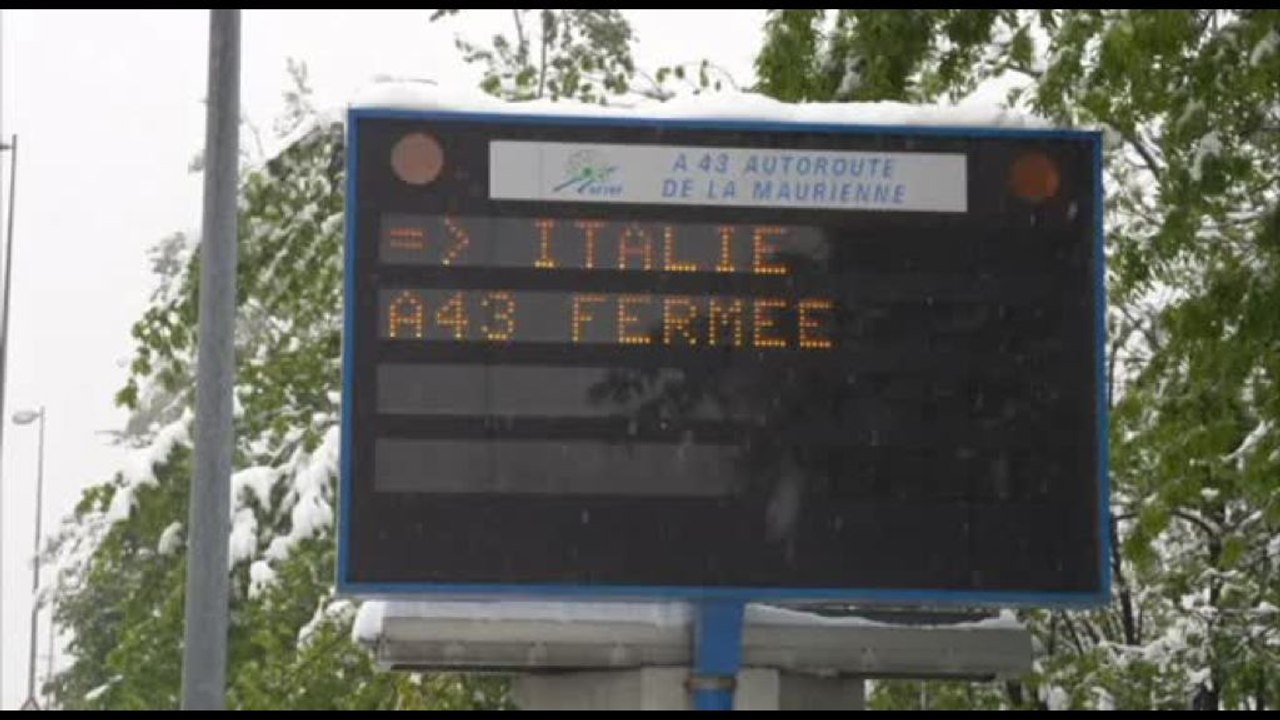 Forte ondata di maltempo, chiuso il tunnel del Fréjus