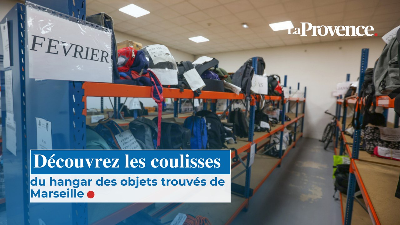Découvrez les coulisses du hangar des objets trouvés de Marseille