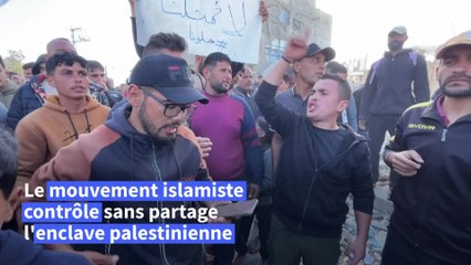 À Gaza, des Palestiniens manifestent contre le Hamas et réclament la paix
