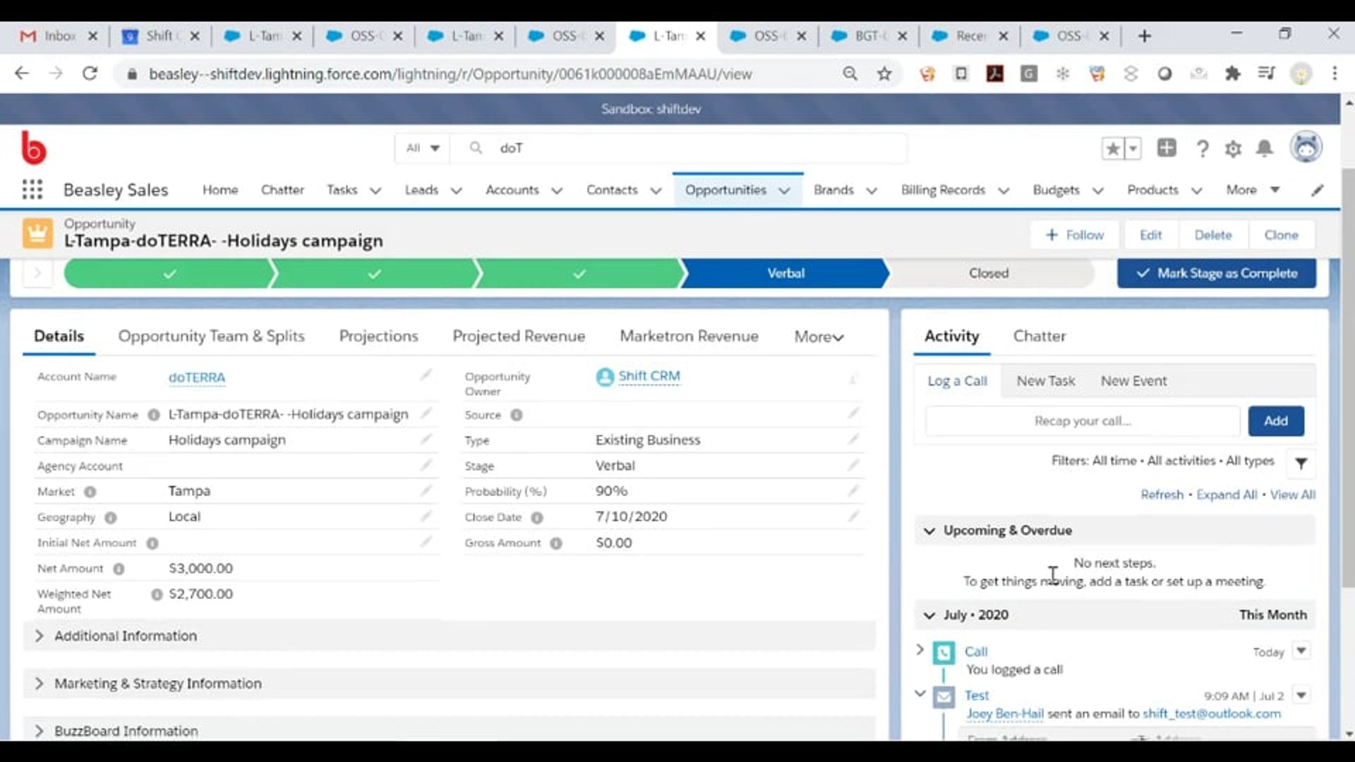 ⁣Salesforce in Outlook