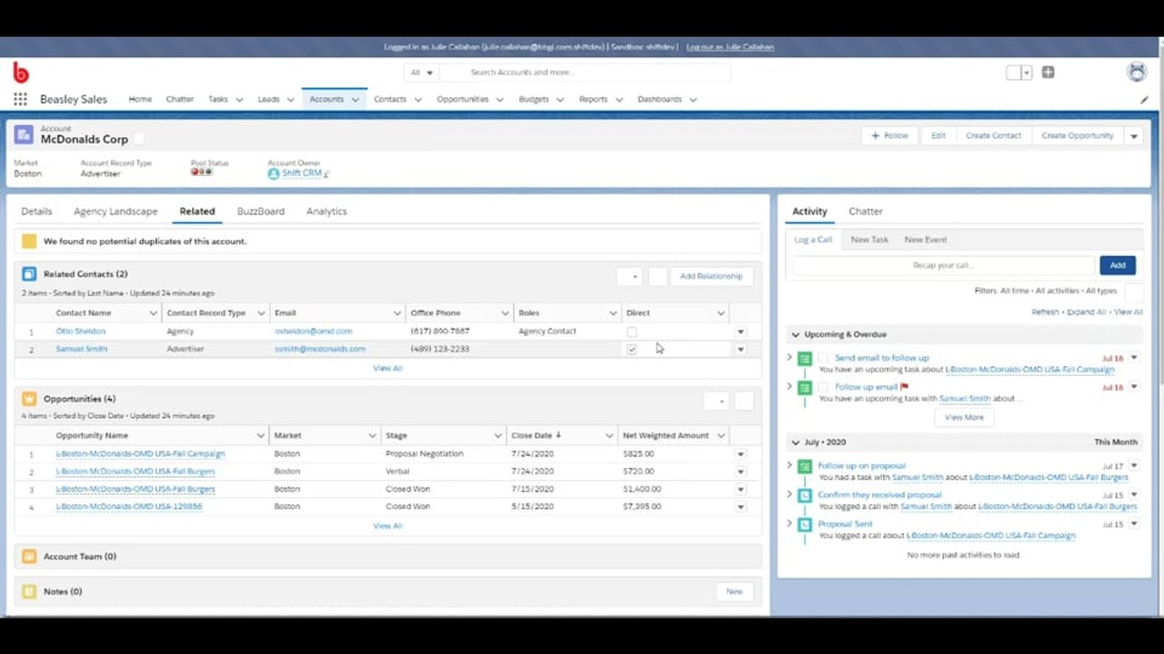 Leads, Accounts and Contacts