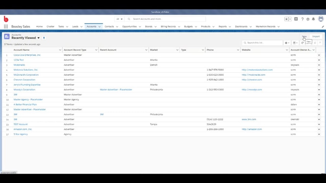 Account Creation