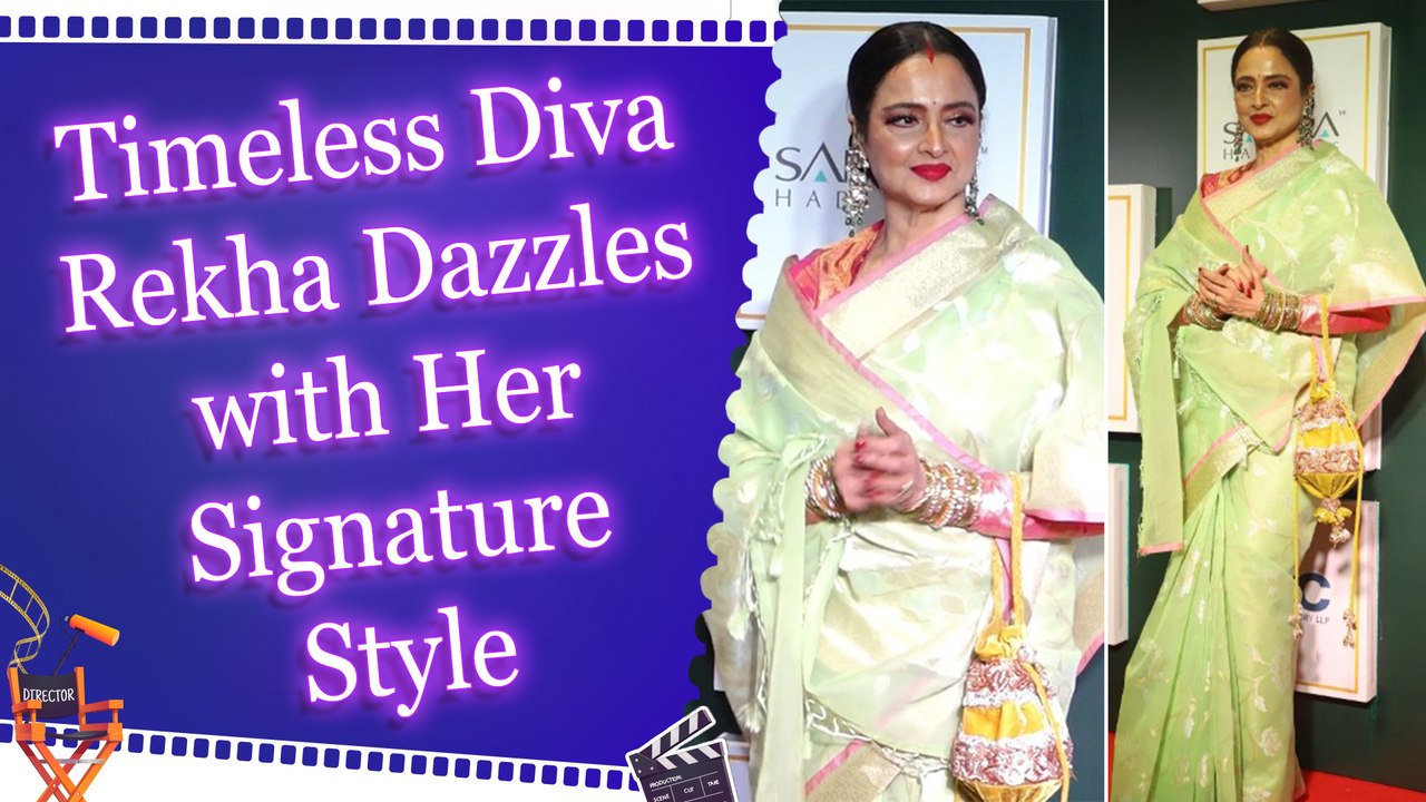 Timeless Diva Rekha Dazzles with Her Signature Style
