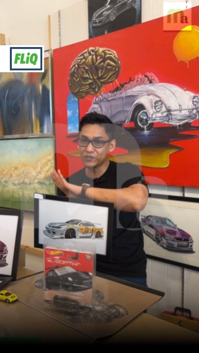 'Gila' melukis Ford Mustang, Porsche RWB