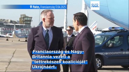 Amerikai és európai vezetők Párizsban tárgyalnak Ukrajna jövőjéről