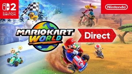 Mario Kart World Direct - Todas las novedades