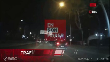 Bursa'da makas atan araçlar, trafiği tehlikeye soktu