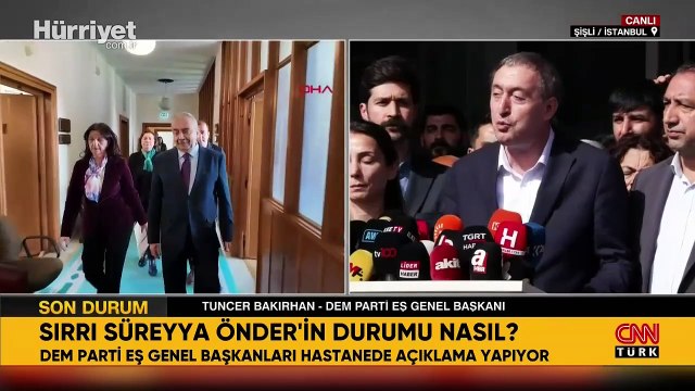 Sırrı Süreyya Önder'in son sağlık durumuna ilişkin açıklama