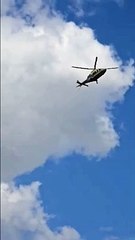 Air ambulance landing at Northampton park - Made with Clipchamp