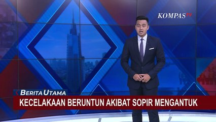 Diduga Sopir Mengantuk, Enam Kendaraan Terlibat Kecelakaan Beruntun di Cianjur