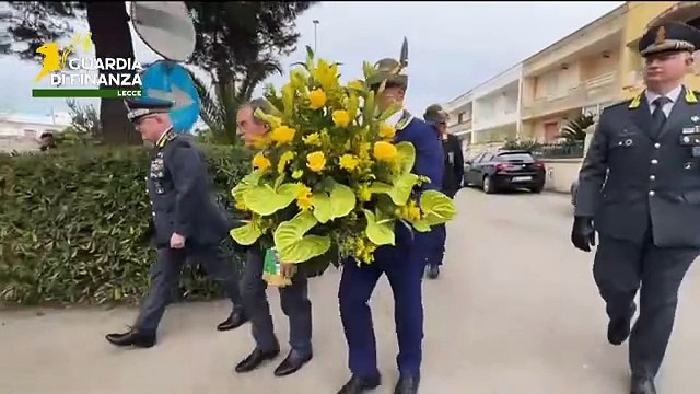 GDF LECCE: CERIMONIE COMMEMORATIVE DELLE SEZIONI FINANZIERI IN CONGEDO DI LEVERANO (LE) E DISO (LE) (17.04.25)