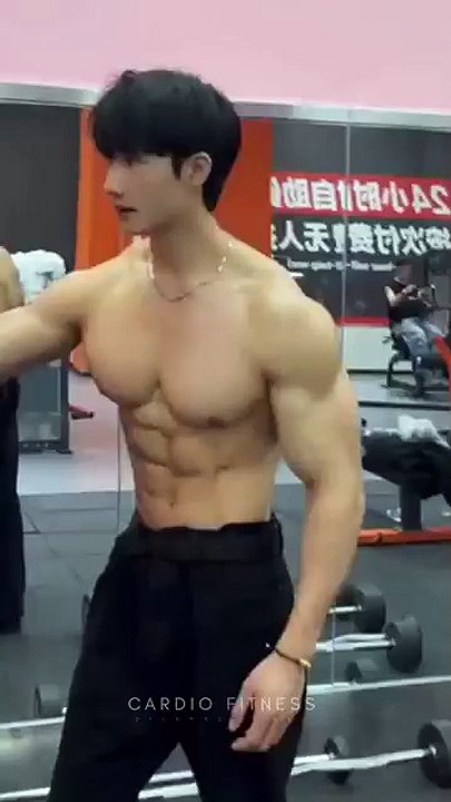 "Sigma Attitude: Cute Bodybuilder Posing Shirtless with Attitude Status."