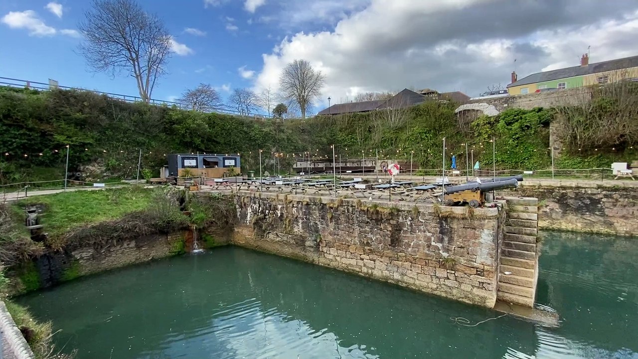 Charlestown Harbour in Cornwall on a calm spring evening - Video by Andrew Townsend