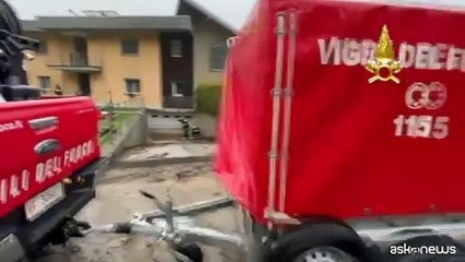 Maltempo in Piemonte, vigili del fuoco al lavoro da oltre 40 ore