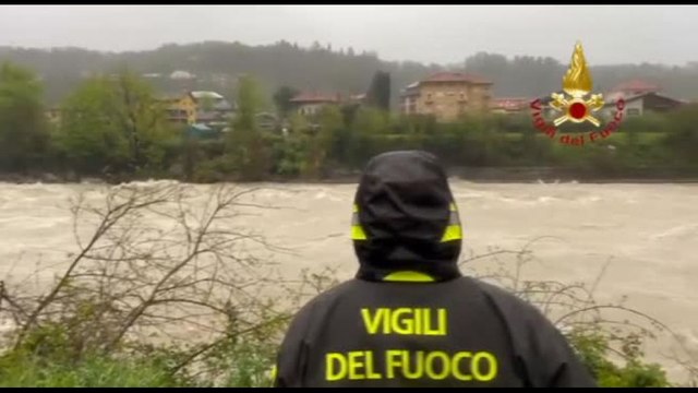 Maltempo in Piemonte, vigili del fuoco al lavoro da oltre 40 ore