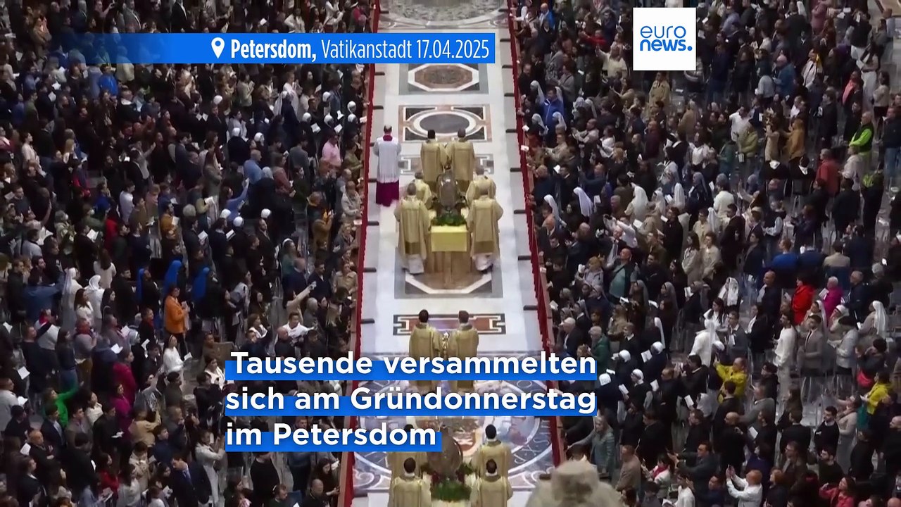Vom Vatikan bis Jerusalem: Gläubige beginnen die Osterfeierlichkeiten