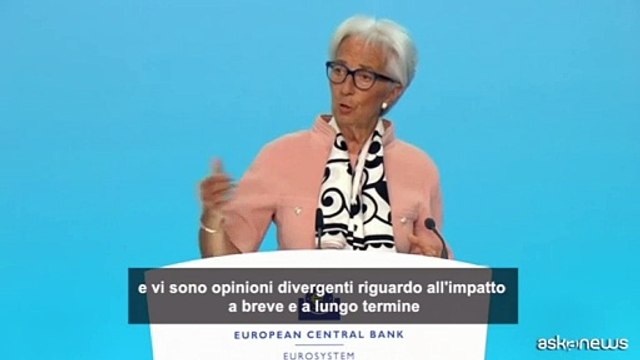 Lagarde: dazi hanno impatto su crescita, più incerto su inflazione