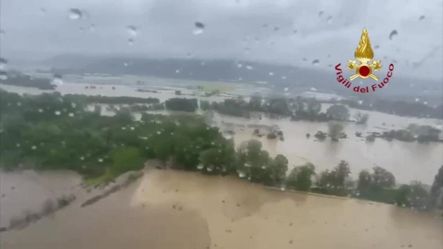 Maltempo in Piemonte: le immagini aeree della devastazione