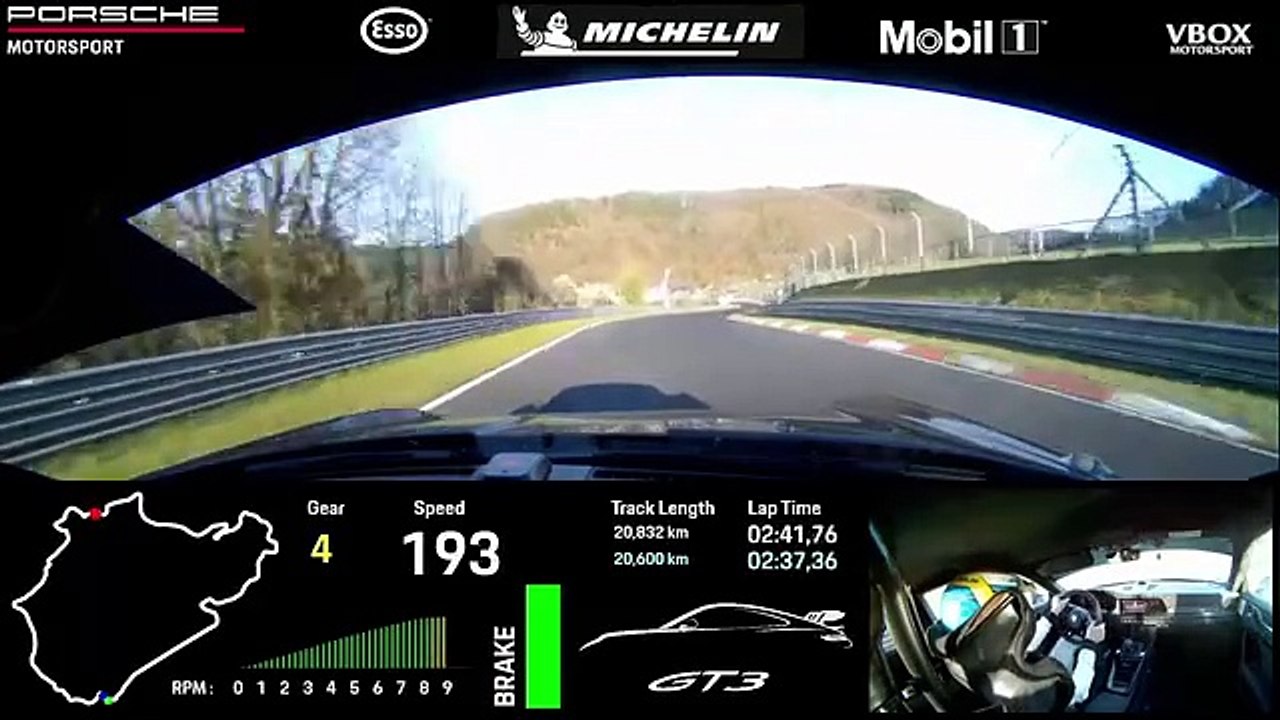 Onboard : record de la Porsche 911 GT3 Pack Weissach BVM sur la Nürburgring Nordschleife 2025