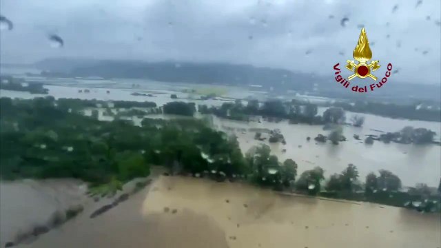 Maltempo a Torino, soccorsi in corso, trovato un anziano senza vita