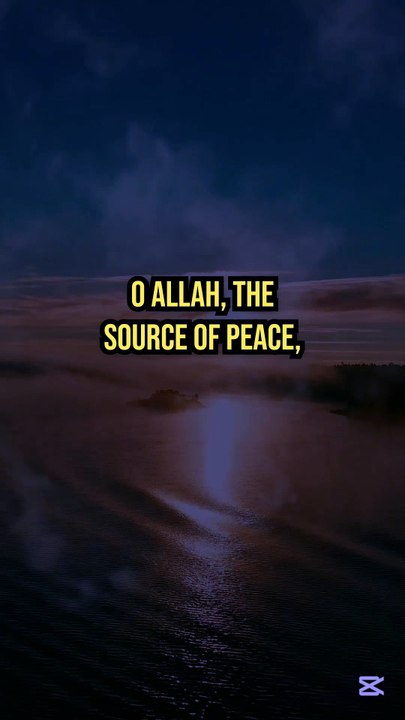 Pray for calmness