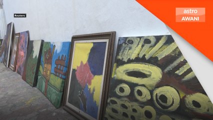 Remaja autistik cipta rekod hasilkan kanvas seni terbesar