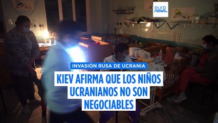 El retorno a Ucrania de los niños ucranianos deportados a Rusia "no es negociable", según Kiev