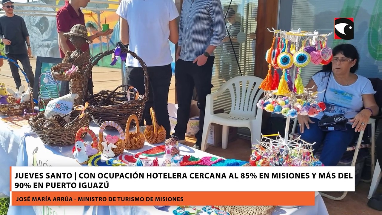 Jueves Santo  Con ocupación hotelera cercana al 85% en Misiones y más del 90% en Puerto Iguazú