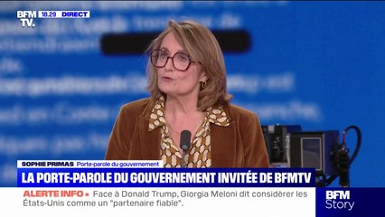 Tensions avec l'Algérie: "Nous répondons à la provocation algérienne en la regrettant", affirme Sophie Primas, porte-parole du gouvernement