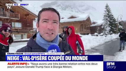 Chutes de neige: l'unique route menant à la station de Val-d'Isère devrait rouvrir ce jeudi soir