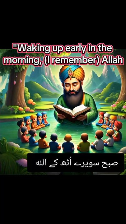 morning, (I remember) Allah."