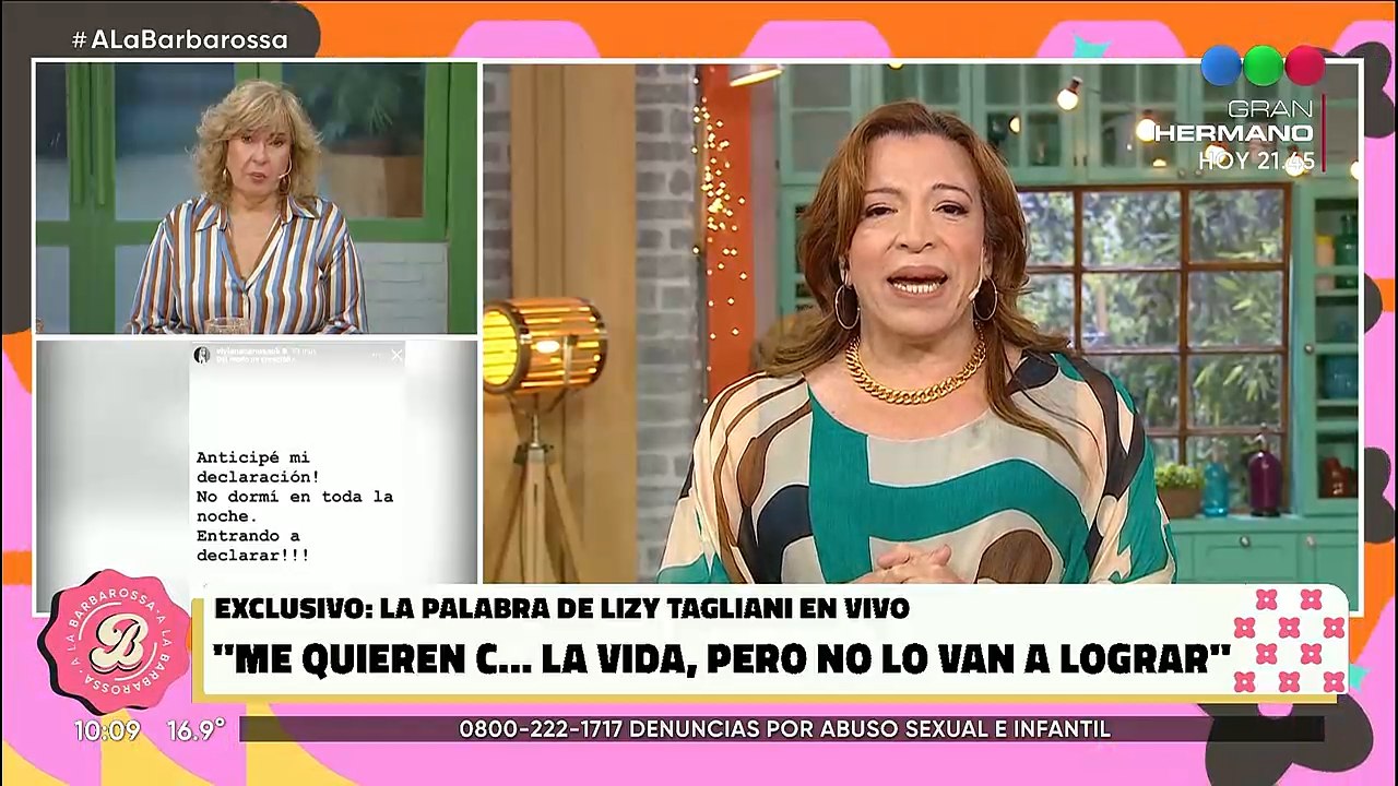 lizy tagliani reveló lo que le dijeron las mamás del colegio de su hijo tras las acusaciones de viviana canosa