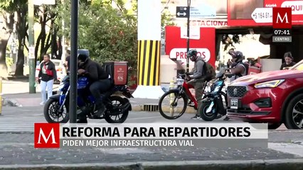Repartidores exigen mejorar infraestructura vial para su jornada laboral