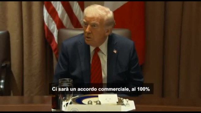 Trump con Meloni: al 100% troveremo accordo sui dazi con l'Ue